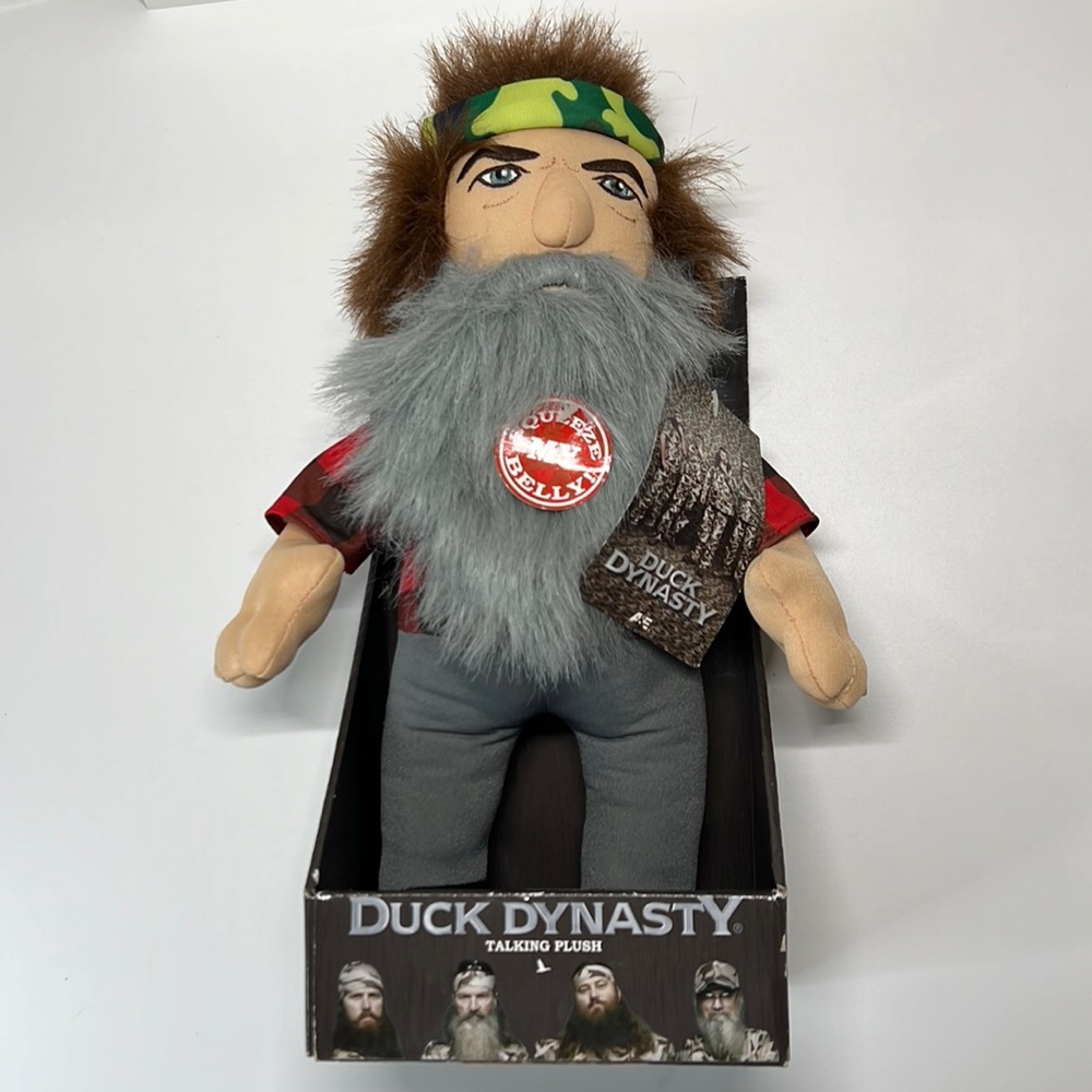 Duck Dynasty Talking Plush Figure Phil Family Certified Redneck Approved New